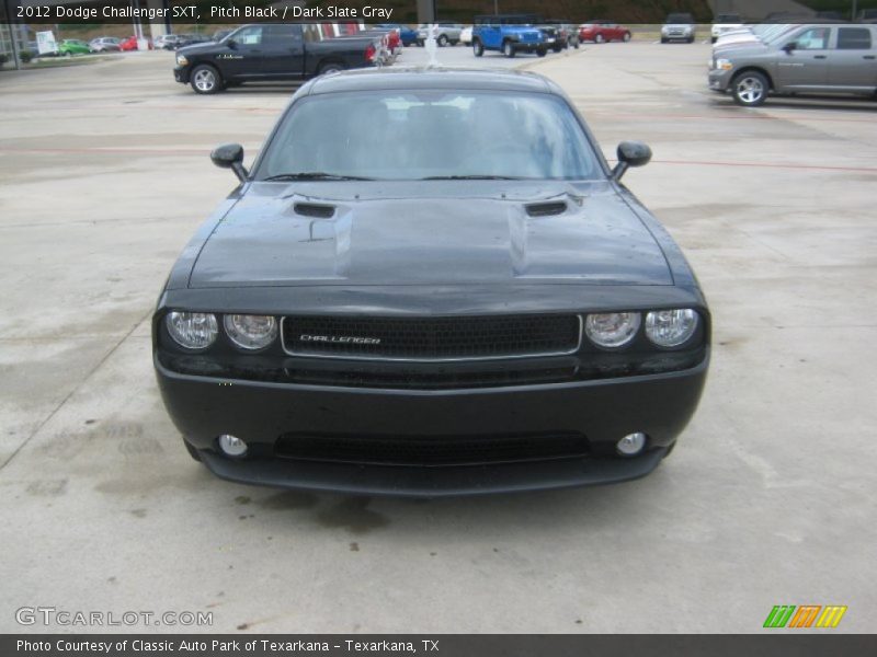 Pitch Black / Dark Slate Gray 2012 Dodge Challenger SXT