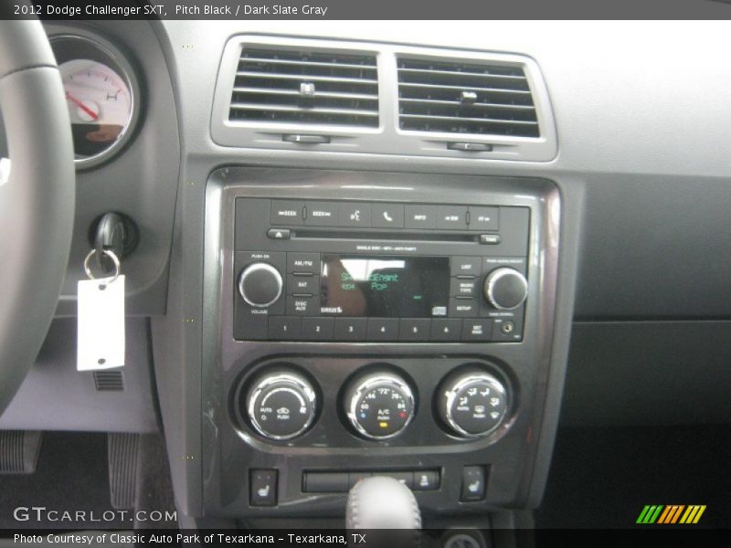 Pitch Black / Dark Slate Gray 2012 Dodge Challenger SXT