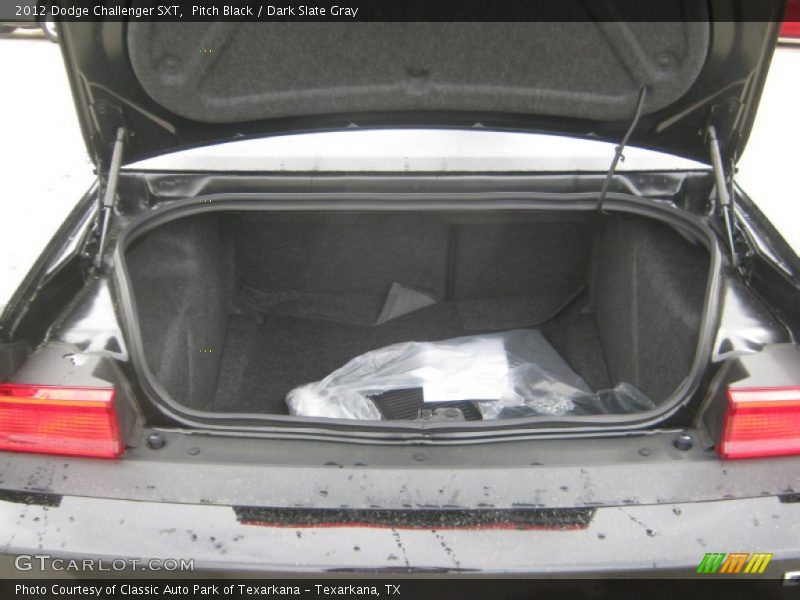 Pitch Black / Dark Slate Gray 2012 Dodge Challenger SXT