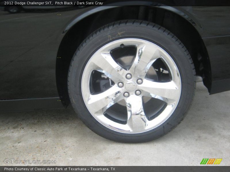 Pitch Black / Dark Slate Gray 2012 Dodge Challenger SXT