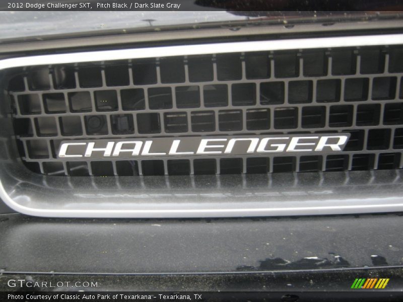 Pitch Black / Dark Slate Gray 2012 Dodge Challenger SXT