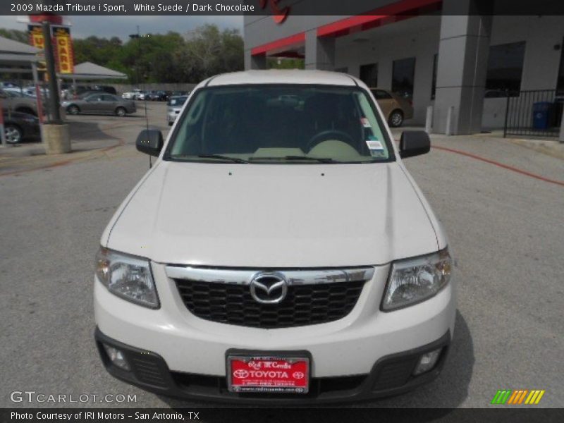 White Suede / Dark Chocolate 2009 Mazda Tribute i Sport