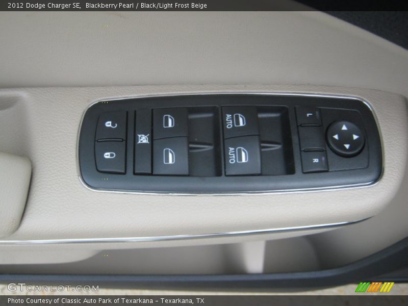 Blackberry Pearl / Black/Light Frost Beige 2012 Dodge Charger SE