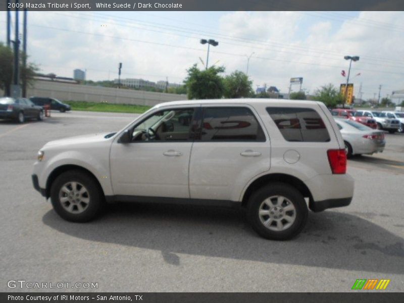 White Suede / Dark Chocolate 2009 Mazda Tribute i Sport