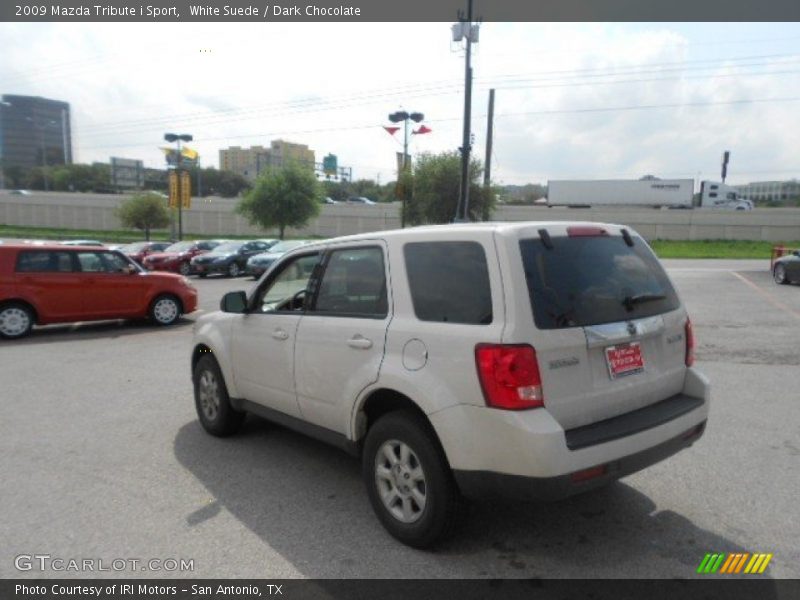 White Suede / Dark Chocolate 2009 Mazda Tribute i Sport