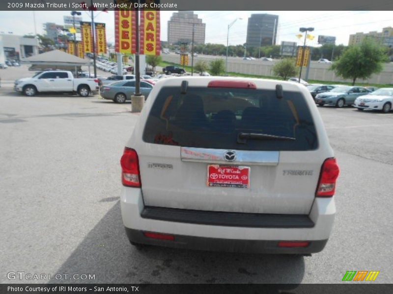 White Suede / Dark Chocolate 2009 Mazda Tribute i Sport