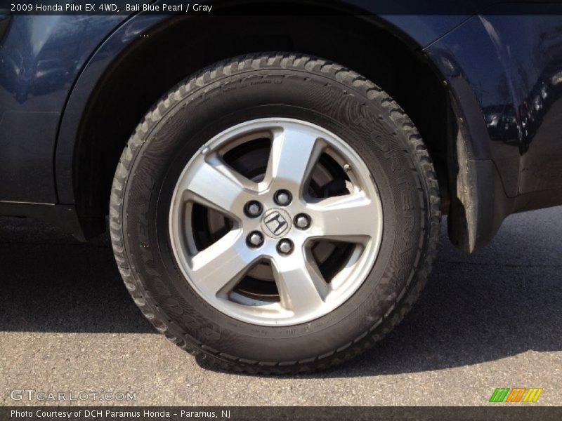 Bali Blue Pearl / Gray 2009 Honda Pilot EX 4WD