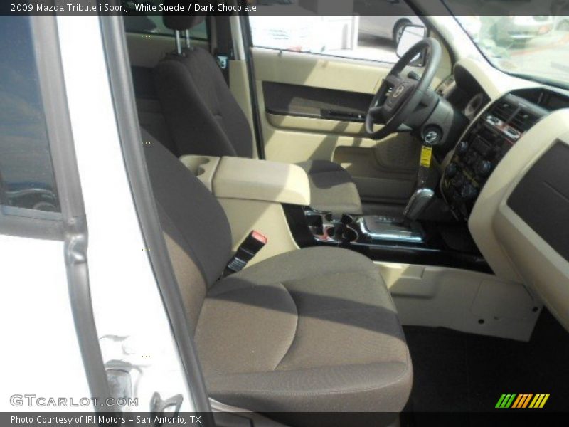 White Suede / Dark Chocolate 2009 Mazda Tribute i Sport