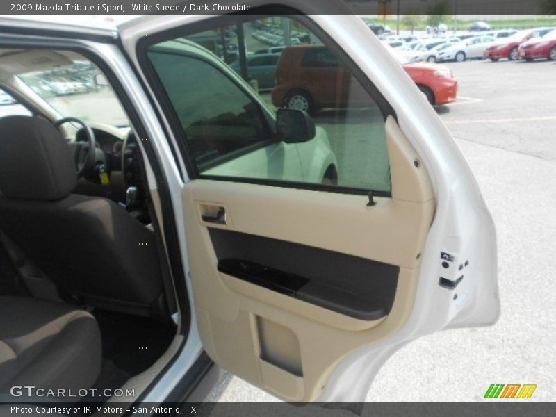 White Suede / Dark Chocolate 2009 Mazda Tribute i Sport