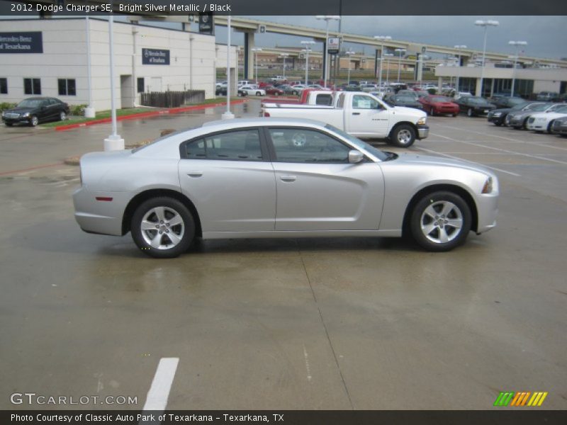 Bright Silver Metallic / Black 2012 Dodge Charger SE
