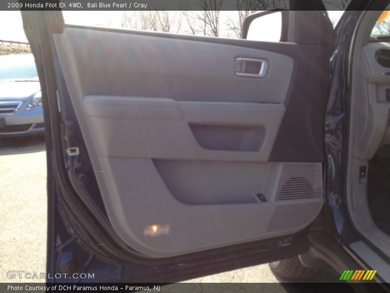 Bali Blue Pearl / Gray 2009 Honda Pilot EX 4WD