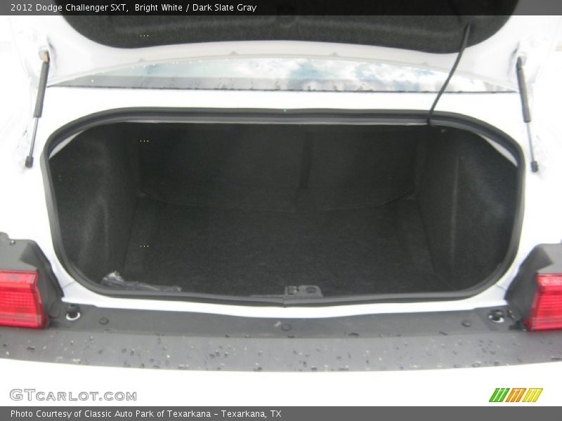 Bright White / Dark Slate Gray 2012 Dodge Challenger SXT