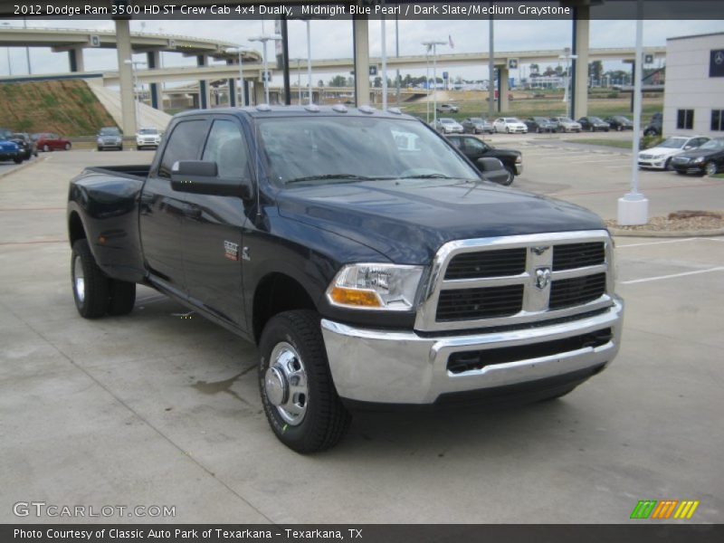 Midnight Blue Pearl / Dark Slate/Medium Graystone 2012 Dodge Ram 3500 HD ST Crew Cab 4x4 Dually