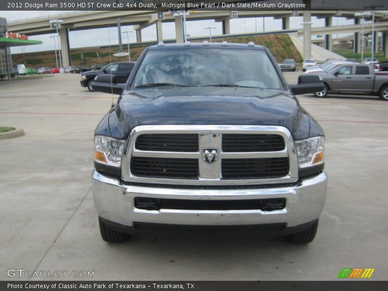 Midnight Blue Pearl / Dark Slate/Medium Graystone 2012 Dodge Ram 3500 HD ST Crew Cab 4x4 Dually