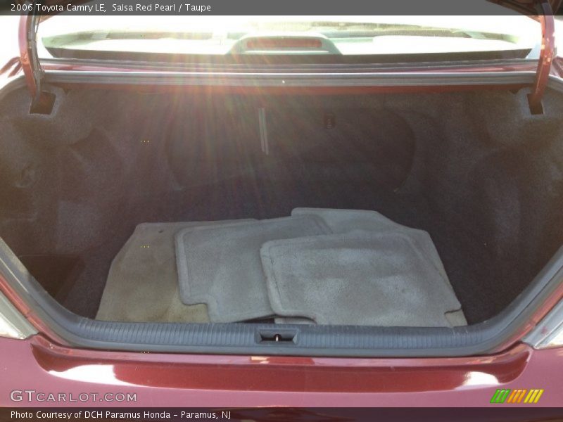 Salsa Red Pearl / Taupe 2006 Toyota Camry LE
