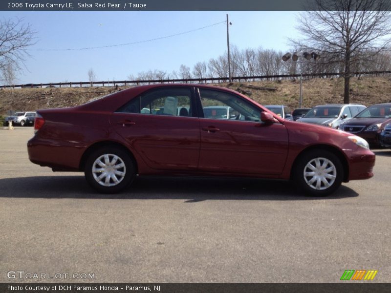 Salsa Red Pearl / Taupe 2006 Toyota Camry LE