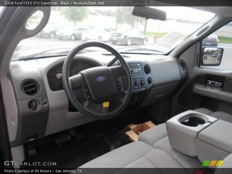 Black / Medium/Dark Flint 2008 Ford F150 STX SuperCab