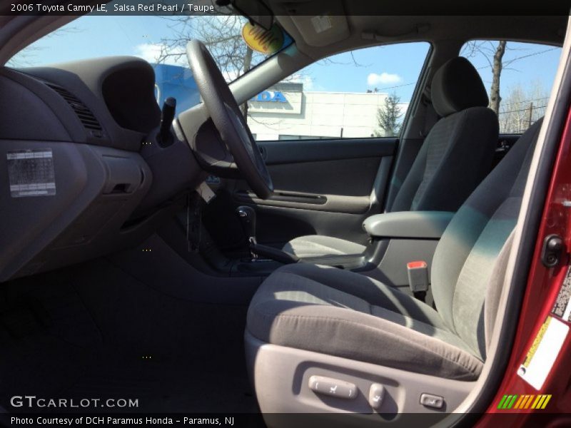 Salsa Red Pearl / Taupe 2006 Toyota Camry LE