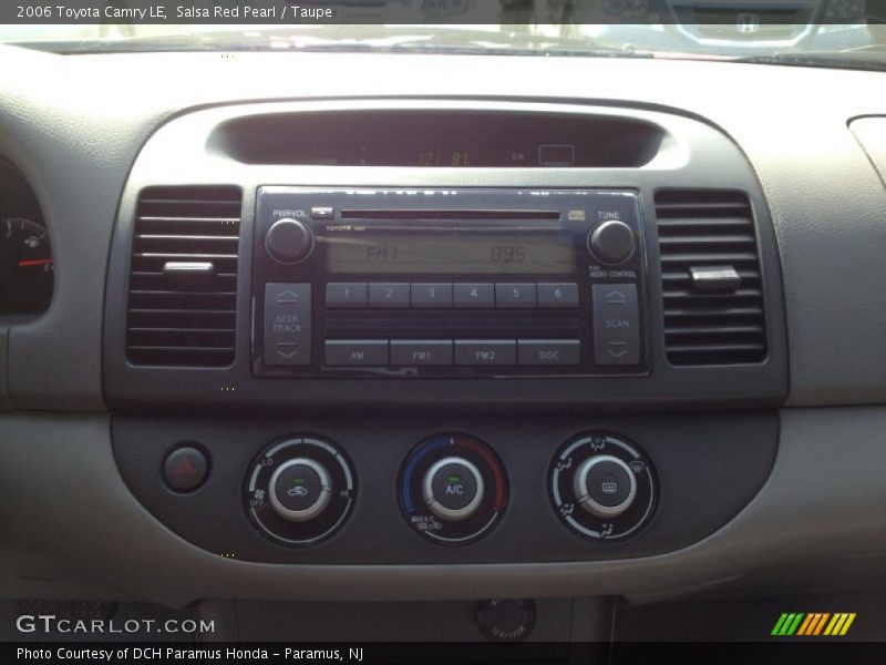 Salsa Red Pearl / Taupe 2006 Toyota Camry LE