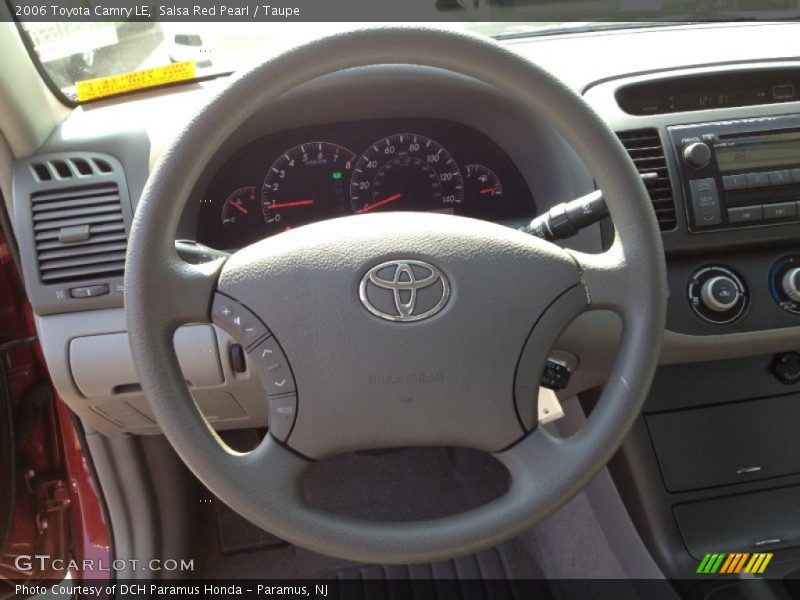 Salsa Red Pearl / Taupe 2006 Toyota Camry LE