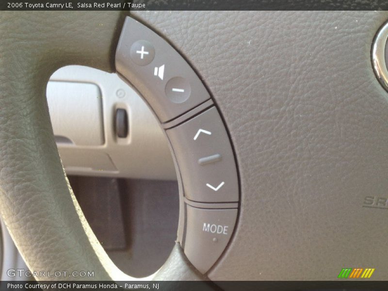 Salsa Red Pearl / Taupe 2006 Toyota Camry LE