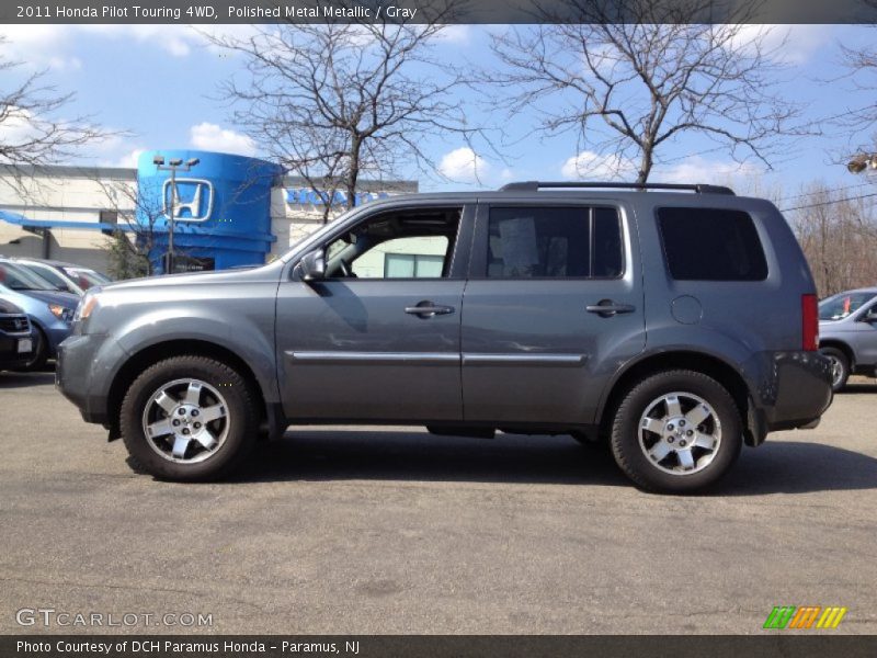 Polished Metal Metallic / Gray 2011 Honda Pilot Touring 4WD