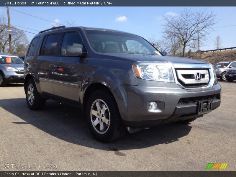 Polished Metal Metallic / Gray 2011 Honda Pilot Touring 4WD