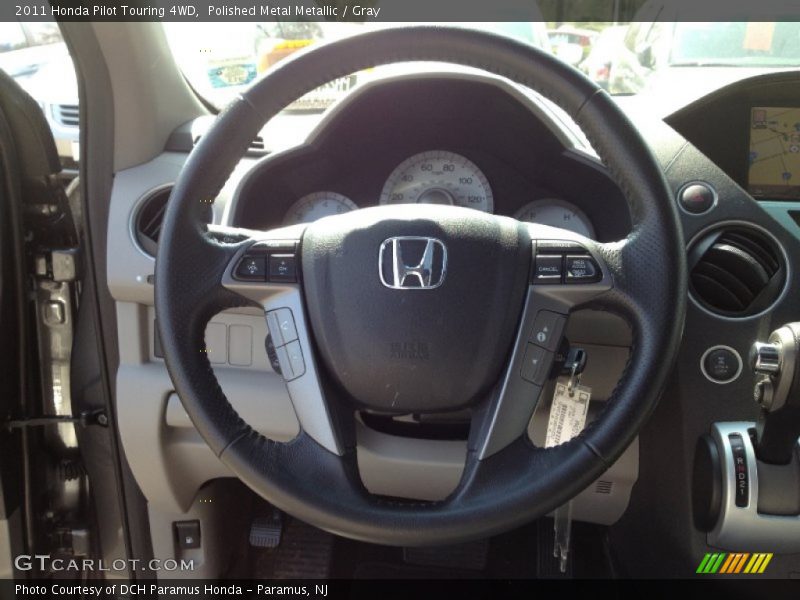 Polished Metal Metallic / Gray 2011 Honda Pilot Touring 4WD