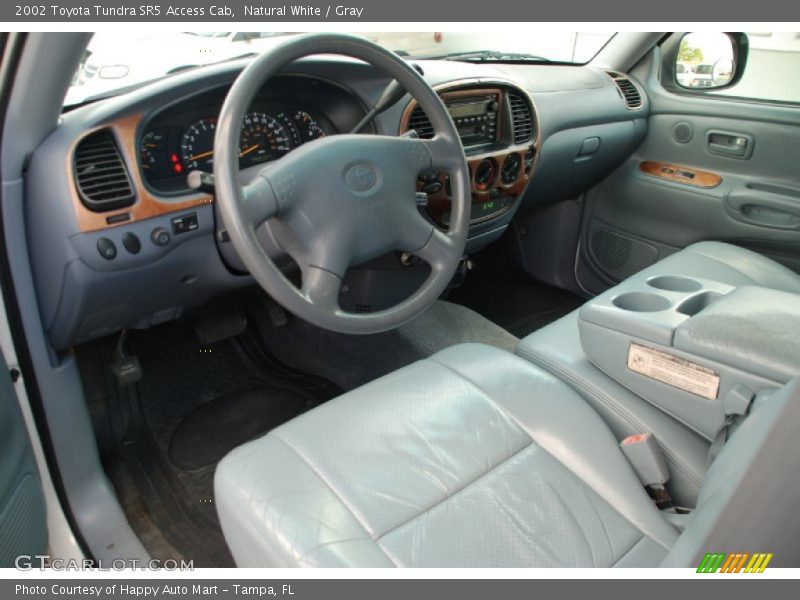 Natural White / Gray 2002 Toyota Tundra SR5 Access Cab