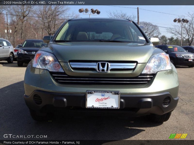 Green Tea Metallic / Ivory 2009 Honda CR-V EX-L 4WD