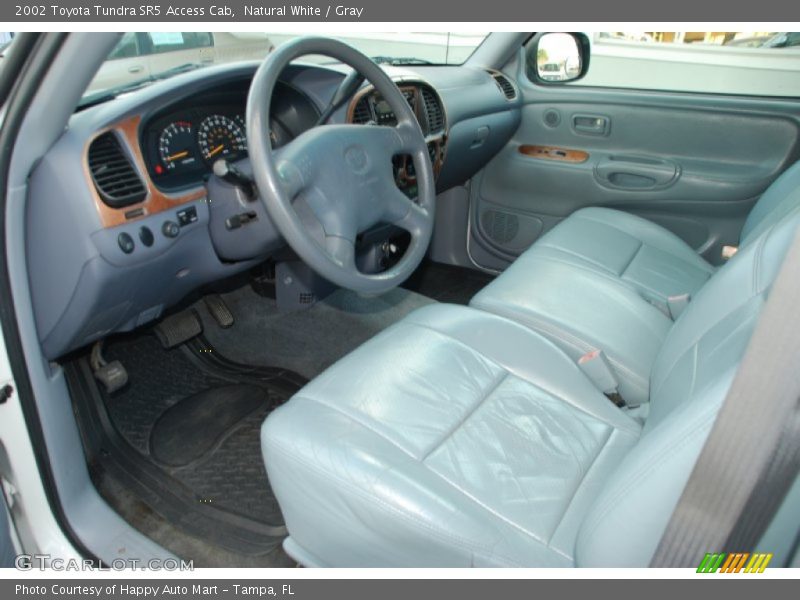 Natural White / Gray 2002 Toyota Tundra SR5 Access Cab