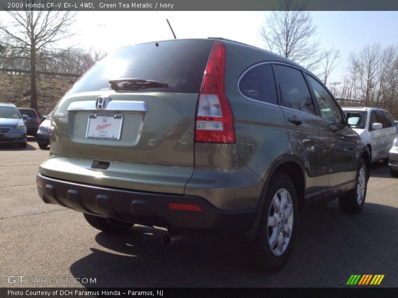 Green Tea Metallic / Ivory 2009 Honda CR-V EX-L 4WD