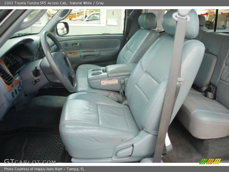 Natural White / Gray 2002 Toyota Tundra SR5 Access Cab