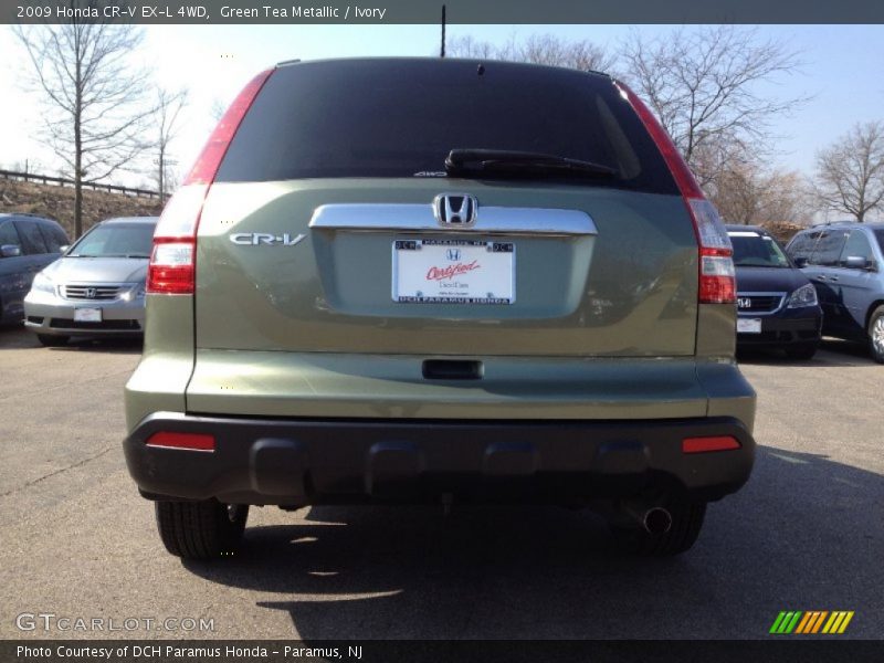 Green Tea Metallic / Ivory 2009 Honda CR-V EX-L 4WD