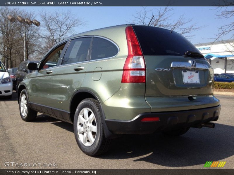 Green Tea Metallic / Ivory 2009 Honda CR-V EX-L 4WD