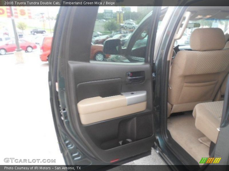 Timberland Green Mica / Beige 2008 Toyota Tundra Double Cab