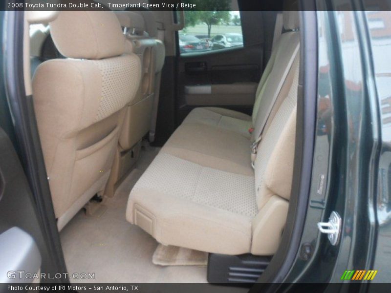 Timberland Green Mica / Beige 2008 Toyota Tundra Double Cab