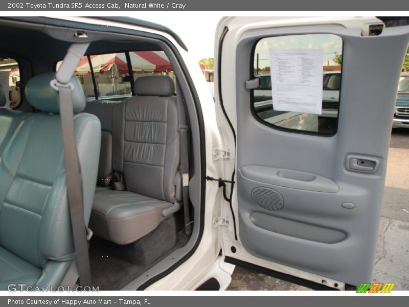 Natural White / Gray 2002 Toyota Tundra SR5 Access Cab