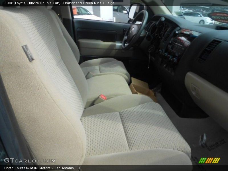 Timberland Green Mica / Beige 2008 Toyota Tundra Double Cab