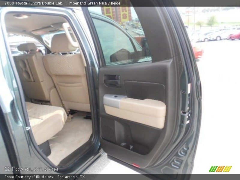 Timberland Green Mica / Beige 2008 Toyota Tundra Double Cab