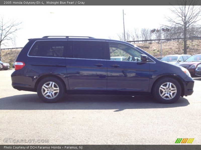 Midnight Blue Pearl / Gray 2005 Honda Odyssey EX-L
