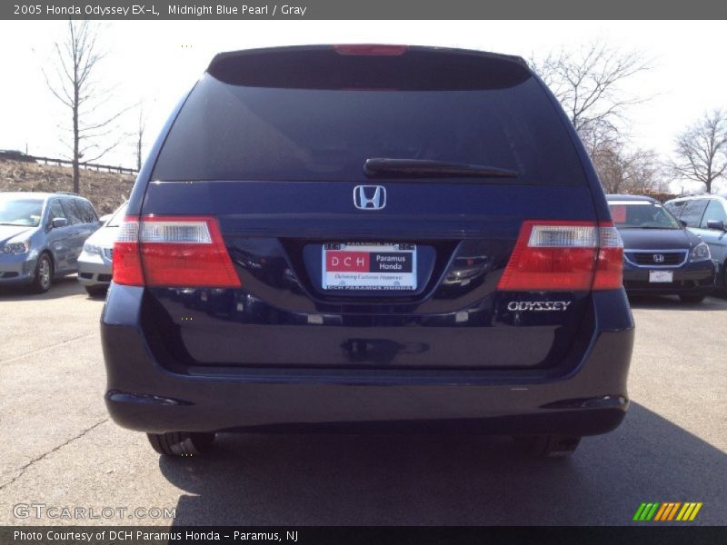 Midnight Blue Pearl / Gray 2005 Honda Odyssey EX-L