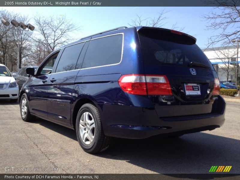 Midnight Blue Pearl / Gray 2005 Honda Odyssey EX-L