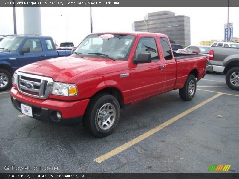 Torch Red / Medium Dark Flint 2010 Ford Ranger XLT SuperCab