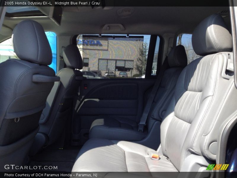 Midnight Blue Pearl / Gray 2005 Honda Odyssey EX-L