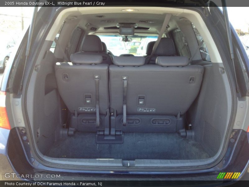 Midnight Blue Pearl / Gray 2005 Honda Odyssey EX-L