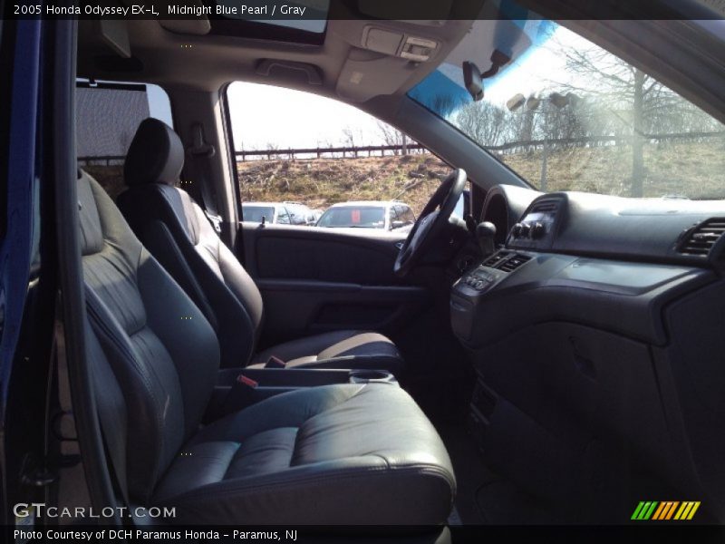 Midnight Blue Pearl / Gray 2005 Honda Odyssey EX-L