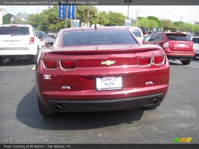 Red Jewel Metallic / Black 2011 Chevrolet Camaro LT/RS Coupe