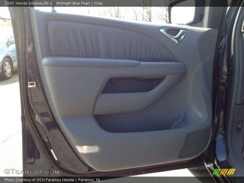 Midnight Blue Pearl / Gray 2005 Honda Odyssey EX-L