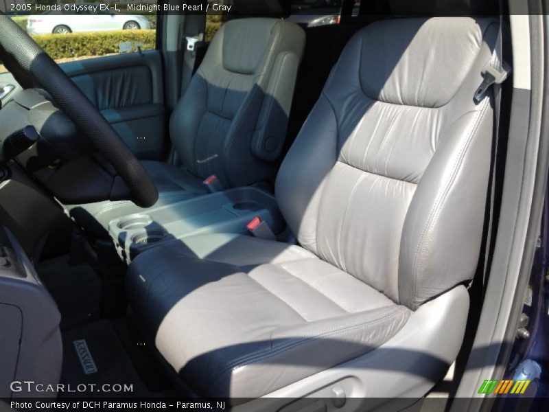 Midnight Blue Pearl / Gray 2005 Honda Odyssey EX-L